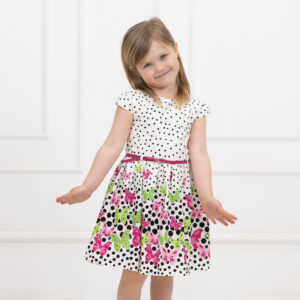 Bawełniana sukienka z paskiem